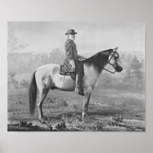 General Robert E. Lee on Traveler ポスター