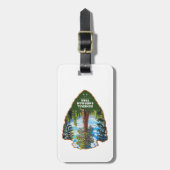 General Sherman Tree Sequoia NP Arrowhead ラゲッジタグ (正面縦)
