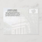 General Ulysses S. Grant Maudoleum, NY, NY ポストカード (裏面)