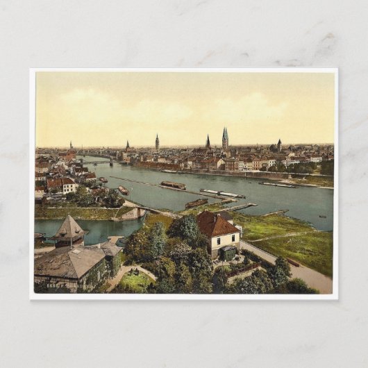 General view, Bremen, GermanyクラシックPhotochrom ポストカード (正面)