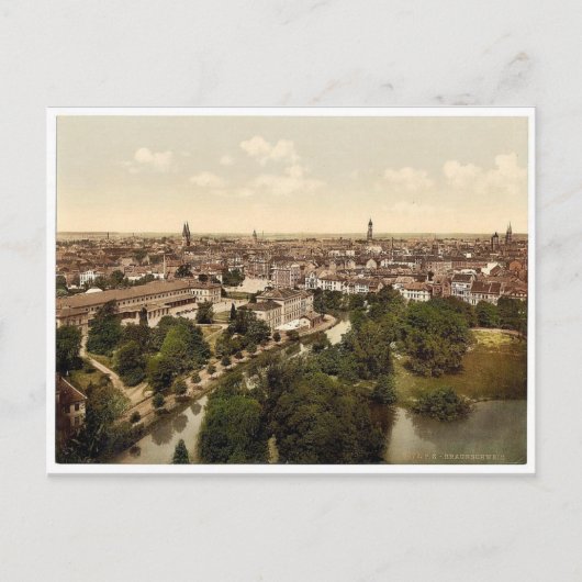 General view、Brunswick （すなわちBraunschweig）、Genetic ポストカード (正面)