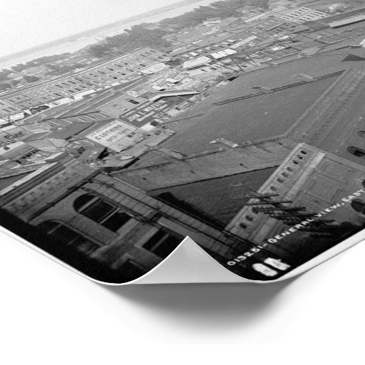 General view east from Post Office, Port Huron, Mi ポスター (角)