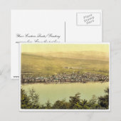 General view, Rudesheim, the Rhine, Germany classi ポストカード (正面/裏面)