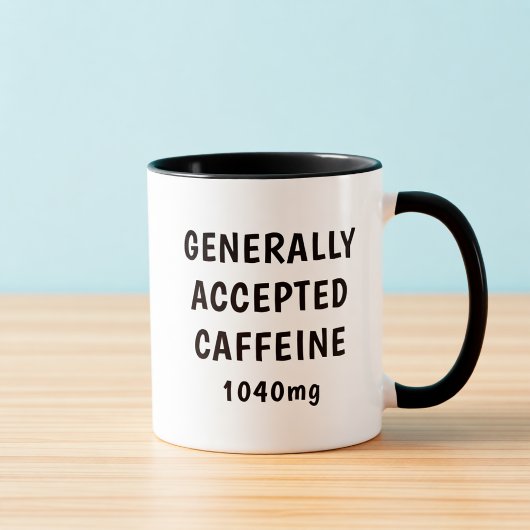 Generally Accepted Caffeine Funny Accountant Mug  マグカップ