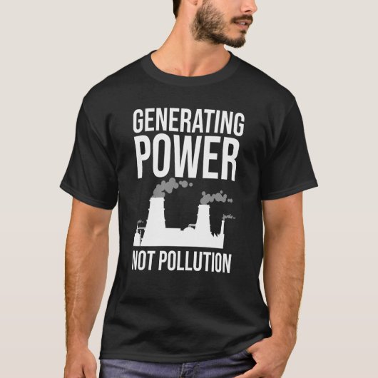 Generating Power Not Pollution Engineering Tシャツ (正面)