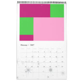 Generation 賛美© - Esp & Eng Calendar カレンダー (2月 2027)