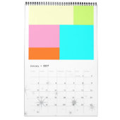 Generation 賛美© - Esp & Eng Calendar カレンダー (1月 2027)