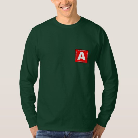 Generation AO Men's Long Sleeve T-Shirt Tシャツ (正面)