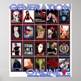 GENERATION ONLINE 1.1 (myspace.com/dvdclothing) ポスター