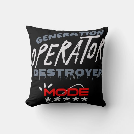 Generation Operator Destroyer Mode クッション (正面)