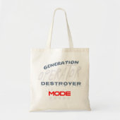 Generation Operator Destroyer Mode トートバッグ (正面)