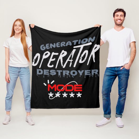 Generation Operator Destroyer Mode フリースブランケット (インサイチュ)
