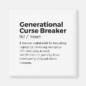 Generational Curse Breaker Definition Melanin Blac マグネット (正面)