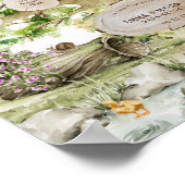 Generational Family Tree Watercolor Art | Custom  ポスター (角)