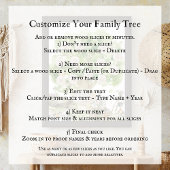 Generational Family Tree Watercolor Art | Custom  ポスター