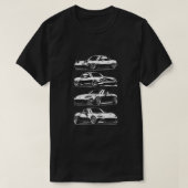 Generations. MX5 Miata Classic Tシャツ (デザイン正面)