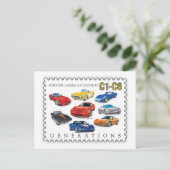 GENERATIONS OF AUTOMOBILE ART HOLIDAY POSTCARD シーズンポストカード (スタンド正面)