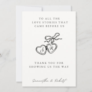 Generations of Love Wedding Table Card シーズンカード