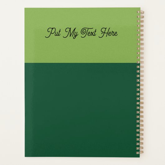 Generic Baobab Coconut プランナー手帳 (裏面)