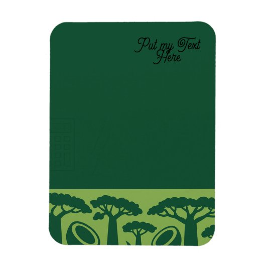 Generic Baobab Coconut マグネット (縦)