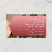Generic health/spa/massage business card 名刺 (裏面)