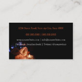 Generic health/spa/massage business card 名刺 (裏面)