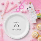 Generic Making 60 Great Again Birthday Party ペーパープレート (パーティー)