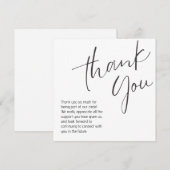 generic thank you note ノートカード (正面/裏面)