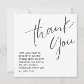 generic thank you note ノートカード (正面)