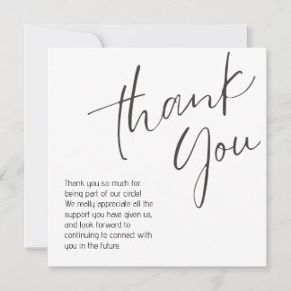 generic thank you note ノートカード
