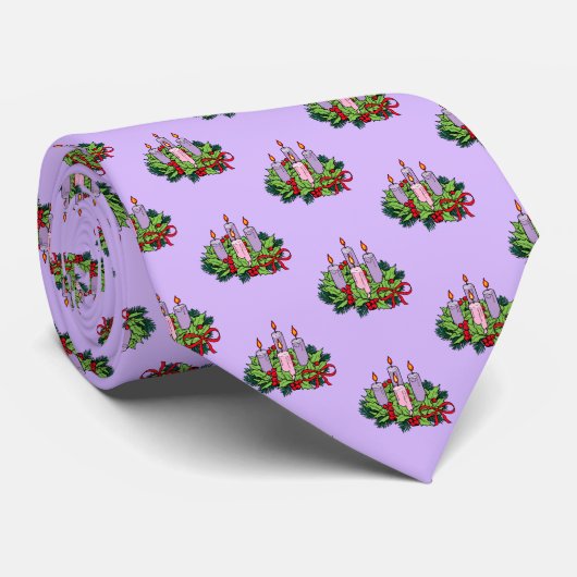 Generiic Advent Wreath Patterned ネクタイ (ロール)