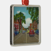 Geneseeの通りの東の眺め メタルオーナメント (右)