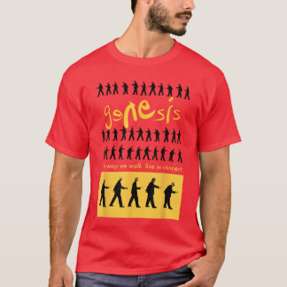 Genesisロックミュージックバンドのライブコンサートファミリーフリ Tシャツ