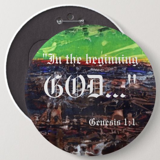 Genesis 1:1ボタン 缶バッジ (正面&裏面)