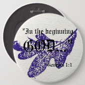 Genesis 1:1ボタン 缶バッジ (正面&裏面)