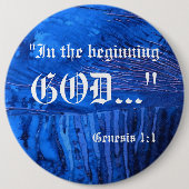 Genesis 1:1ボタン 缶バッジ (正面)