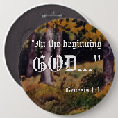 Genesis 1:1ボタン 缶バッジ (正面&裏面)