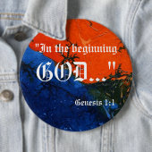 Genesis 1:1ボタン 缶バッジ (インサイチュ)