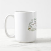 Genesis 1:29 KJV ベーガンマグカップ • すべての種を持つ草 コーヒーマグカップ (左)