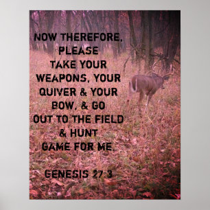 Genesis 27:3 Buck Poster ポスター