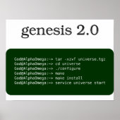 genesis 2.0 ポスター (正面)