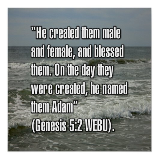 Genesis 5:2 WEBU ポスター (正面)
