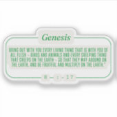 Genesis 8:17 シール (正面)