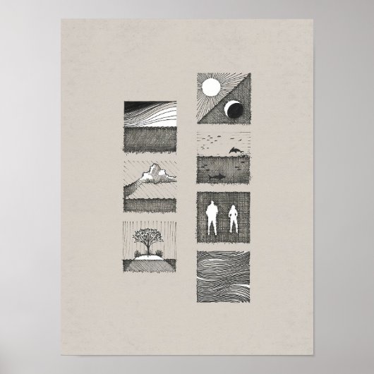 Genesis Art, Days of Creation, In the beginning, ポスター (正面)