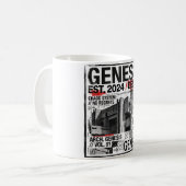 Genesis Industrial Brutalist Architecture コーヒーマグカップ (正面左)