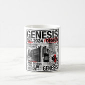 Genesis Industrial Brutalist Architecture コーヒーマグカップ (中央)