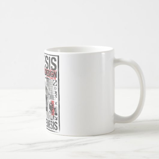 Genesis Industrial Brutalist Architecture コーヒーマグカップ (右)