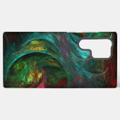Genesis Nova Abstract Art Samsung Galaxyケース (裏面横)