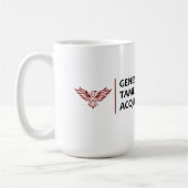Genesis Tamed Acquisitions企業のロゴMug コーヒーマグカップ (左)