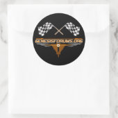 Genesisforums.orgステッカー ラウンドシール (バッグ)